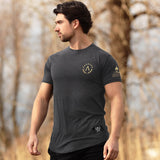 Glory T-Shirt - Granite x Gold (Hephaistos)