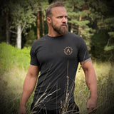 Glory T-Shirt - Granite x Gold (Hephaistos)
