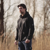 //03-SP1 | Shadow Ops Half Zip Hoodie - Onyx (Fully Customizable)