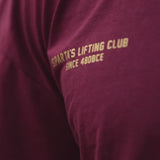 //03-SP1 | Shadow Ops T-Shirt - Burgundy (Gold Edition - Oversized)