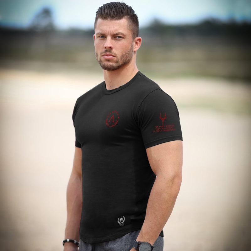 Camiseta Glory - Onyx x Lava Red (Hades) 