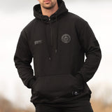 //03-SP1 | Sudadera con capucha Shadow Ops Half Zip - Onyx (Totalmente personalizable) 