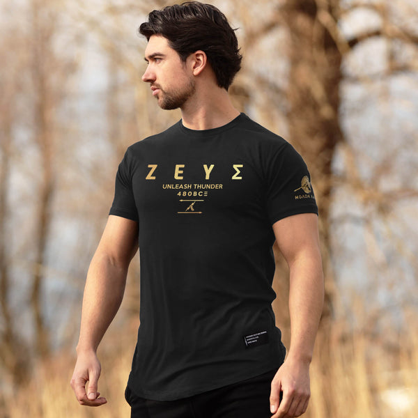 Nemesis T-Shirt - Onyx x Gold (Zeus)