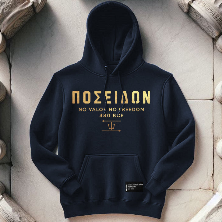 Nemesis Hoodie - Navy x Gold (Poseidon)