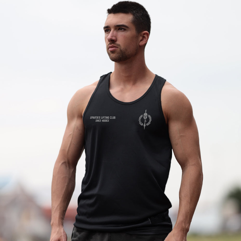 //03-SP1 | Shadow Ops Tank Top - Onyx – USA 🇺🇸 | Spartathletics
