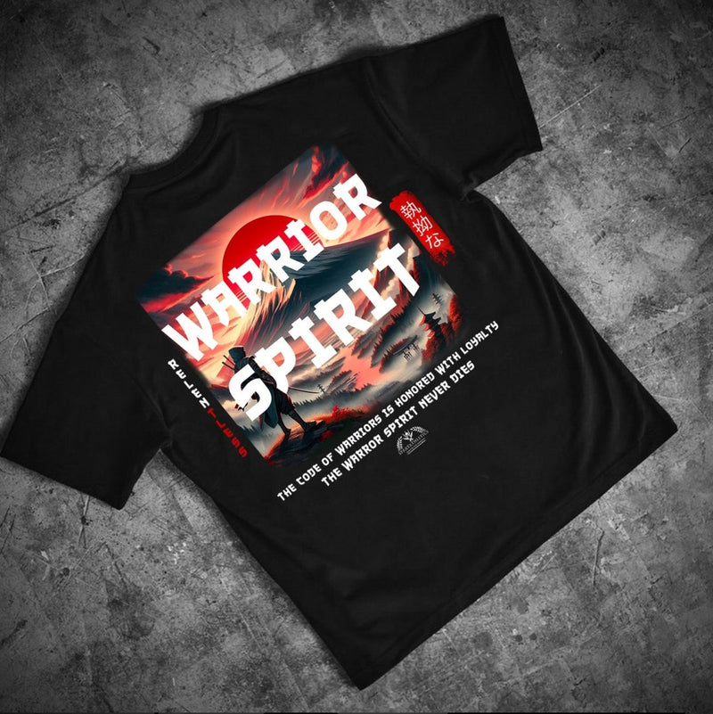 Classic Heritage T-Shirt - Onyx 'Mount Fuji' (Oversized) - Spartathletics