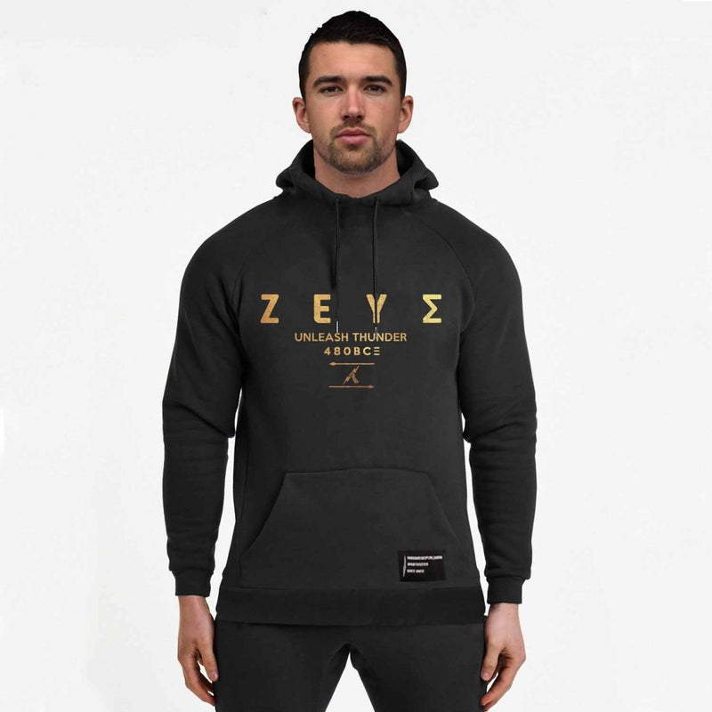 Nemesis Hoodie - Onyx x Gold (Zeus) - Spartathletics