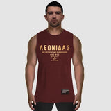 Nemesis Sleeveless Tank - Burgundy (Leonidas) - Spartathletics