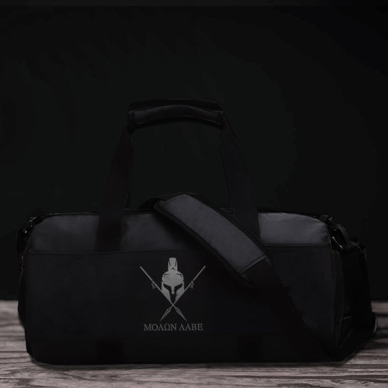 Sports Bag - Fully Customizable (Jet-Black Edition) - Spartathletics